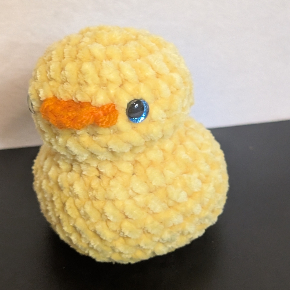 Hand - Made Crochet Rubber Ducky Plush